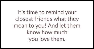 Where Would We Be Without Our Friends? Where Would We Be Without Our Friends?