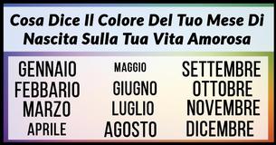 Ecco Cosa Dice Il Colore Del Tuo Mese Di Nascita Sulla Tua Vita Amorosa Ecco Cosa Dice Il Colore Del Tuo Mese Di Nascita Sulla Tua Vita Amorosa