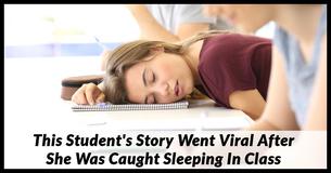 What Happens After This Teacher Caught A Student Sleeping In Class Will Warm Your Heart What Happens After This Teacher Caught A Student Sleeping In Class Will Warm Your Heart