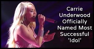 Carrie Underwood Was Finally Named As Most Successful 'American Idol' Of All-Time And Performs 'Cry Pretty' Carrie Underwood Was Finally Named As Most Successful 'American Idol' Of All-Time And Performs 'Cry Pretty'