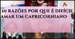 10 razões pelas quais é difícil amar um capricorniano
10 razões pelas quais é difícil amar um capricorniano