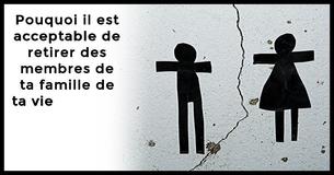 Voici pourquoi il est acceptable d'exclure complètement des membres de ta famille de ta vie
Voici pourquoi il est acceptable d'exclure complètement des membres de ta famille de ta vie