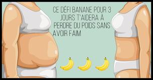 Ce régime efficace de 3 jours à base de bananes est parfait pour perdre du poids sans avoir faim Ce régime efficace de 3 jours à base de bananes est parfait pour perdre du poids sans avoir faim