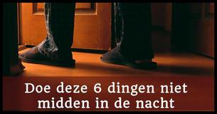 Doe deze 6 dingen niet als je midden in de nacht wakker wordt Doe deze 6 dingen niet als je midden in de nacht wakker wordt