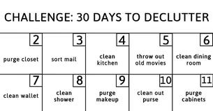 Challenge: Declutter Your Home In Just 30 Days - Here's How To Do It Challenge: Declutter Your Home In Just 30 Days - Here's How To Do It