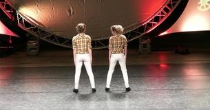 Two Girls Face Away From Crowd But Instant Music Starts Wonderful Clogging Performance Leaves Judges Floored Two Girls Face Away From Crowd But Instant Music Starts Wonderful Clogging Performance Leaves Judges Floored