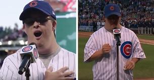Cubs Fan With Down Syndrome Sings Anthem Before Game And Rocks The House Cubs Fan With Down Syndrome Sings Anthem Before Game And Rocks The House