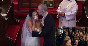 Music Teacher Turns Around For A Sweet But Unexpected Surprise As She Is About To Say Her Vows Music Teacher Turns Around For A Sweet But Unexpected Surprise As She Is About To Say Her Vows