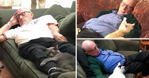 This Guy Volunteers And Naps With The Cats At His Local Shelter - And The World Is Now Obsessed With Him This Guy Volunteers And Naps With The Cats At His Local Shelter - And The World Is Now Obsessed With Him