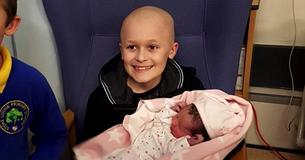 Boy Battles Cancer To Meet Baby Sister, Says It's Time To Become Her Guardian Angel Boy Battles Cancer To Meet Baby Sister, Says It's Time To Become Her Guardian Angel