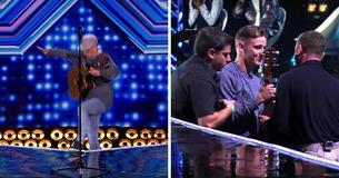 After Losing His Footing, 'X Factor' Contestant Falls Backwards Of The Stage After Losing His Footing, 'X Factor' Contestant Falls Backwards Of The Stage