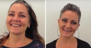 This Woman Was Sick Of Trying To Hide Her Gray Hair - So She Gets A Makeover That Renders Her Unrecognisable This Woman Was Sick Of Trying To Hide Her Gray Hair - So She Gets A Makeover That Renders Her Unrecognisable