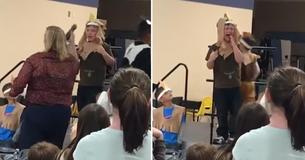 Mom Left In Tears When The Teacher Snatches The Mic From Her Son During A School Play Mom Left In Tears When The Teacher Snatches The Mic From Her Son During A School Play