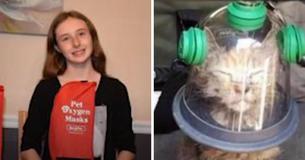 12-Year-Old Girl Helps Supply Pet Oxygen Masks To Fire Stations All Over Pennsylvania 12-Year-Old Girl Helps Supply Pet Oxygen Masks To Fire Stations All Over Pennsylvania