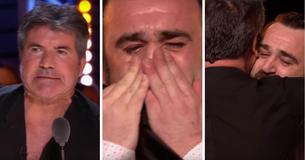 La actuación de este hombre obliga a Simon a subir al escenario y a disculparse por el gesto de duda que había puesto al principio de la interpretación La actuación de este hombre obliga a Simon a subir al escenario y a disculparse por el gesto de duda que había puesto al principio de la interpretación