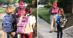 This Young Lady Spoke To The Same Elderly Man Every Morning Before School - Mother Investigates And Is Astonished By What She Finds Out This Young Lady Spoke To The Same Elderly Man Every Morning Before School - Mother Investigates And Is Astonished By What She Finds Out