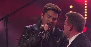 Adam Lambert Challenges James Corden To A Queen Front Man Battle Adam Lambert Challenges James Corden To A Queen Front Man Battle