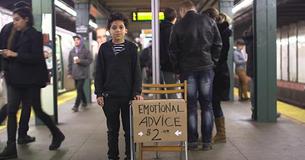Young Boy Offers Strangers Emotional Advice In New York Subway Young Boy Offers Strangers Emotional Advice In New York Subway