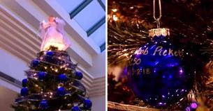 Sheriff's Department Honors 142 Fallen Officers With All-Blue Ornaments On Christmas Tree Sheriff's Department Honors 142 Fallen Officers With All-Blue Ornaments On Christmas Tree