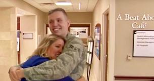 Military Son Surprises Mom Who Had Lost Her Father, Husband And Even Her Home In Last 2 Years Military Son Surprises Mom Who Had Lost Her Father, Husband And Even Her Home In Last 2 Years