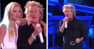 Rod Stewart y su hija Ruby cantan Rod Stewart y su hija Ruby cantan