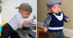Witty Dad Photoshops Pictures of Preemie Baby To Make Him Look All Grown Up Witty Dad Photoshops Pictures of Preemie Baby To Make Him Look All Grown Up