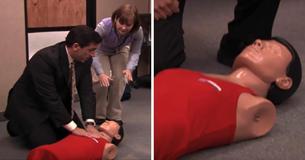 Man Saves Someone's Life Using CPR He Learned From The Office Man Saves Someone's Life Using CPR He Learned From The Office