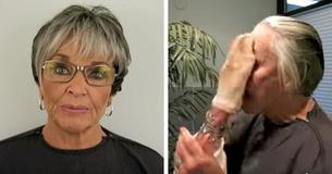 73-Year-Old Woman Removes Her Makeup And Her Wig In Public For The First Time In 50 Years 73-Year-Old Woman Removes Her Makeup And Her Wig In Public For The First Time In 50 Years