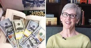 Volunteer Finds Stacks of Cash Worth $4,000 in Hollowed Out Book, Tracks Down Owner Volunteer Finds Stacks of Cash Worth $4,000 in Hollowed Out Book, Tracks Down Owner