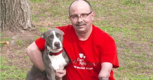 Dog Loses Leg After Being Shot & Left To Die, Now She Has New Home with Man Missing Arm Dog Loses Leg After Being Shot & Left To Die, Now She Has New Home with Man Missing Arm
