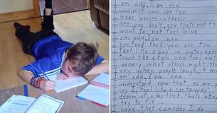 Boy With Autism Composes Poem For Homework, His Teacher Is Speechless Boy With Autism Composes Poem For Homework, His Teacher Is Speechless