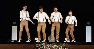 Four Teenage Boys Dance Along To 60s Song But Their Dance Moves Change Suddenly Four Teenage Boys Dance Along To 60s Song But Their Dance Moves Change Suddenly