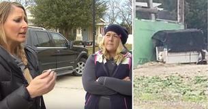 Angry Neighbors Call Out Irresponsible Owners After Noticing Dog In Plastic Crate In Freezing Cold Angry Neighbors Call Out Irresponsible Owners After Noticing Dog In Plastic Crate In Freezing Cold