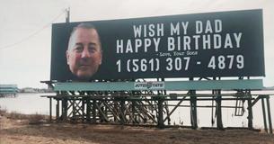 Sons Buy Billboard For Dad's 62nd Birthday Celebration - Then Dad Receives Over 15,000 Messages Sons Buy Billboard For Dad's 62nd Birthday Celebration - Then Dad Receives Over 15,000 Messages