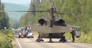 Shocked Motorists Watch Black Hawk Helicopter Land On Highway To Save A Life Shocked Motorists Watch Black Hawk Helicopter Land On Highway To Save A Life