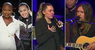 Miley Cyrus desaba em homenagem à falecida participante do Miley Cyrus desaba em homenagem à falecida participante do