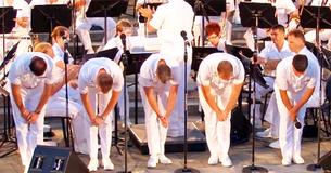 Five Navy Men Take Their Place On The Stage But As They Look Up The Crowd Goes Nuts
Five Navy Members Shock Crowd With Amazing Performance Five Navy Men Take Their Place On The Stage But As They Look Up The Crowd Goes Nuts
Five Navy Members Shock Crowd With Amazing Performance