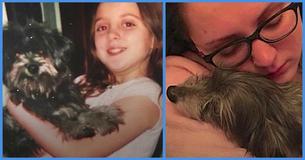 Woman Adopts Old Dog From Shelter, Then Realizes It Was Her Childhood Puppy Woman Adopts Old Dog From Shelter, Then Realizes It Was Her Childhood Puppy