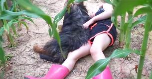 Police Officers Hear Dog Barking Deep In The Cornfields, Follow The Sound And Find Missing 3-Year-Old Girl Police Officers Hear Dog Barking Deep In The Cornfields, Follow The Sound And Find Missing 3-Year-Old Girl