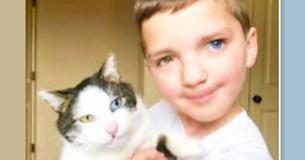 Boy With Different Colored Eyes Adopts Cat Who Has The Exact Same Condition Boy With Different Colored Eyes Adopts Cat Who Has The Exact Same Condition