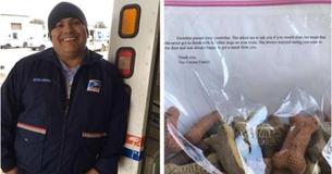 Mailman Fulfills The Final Wish Of A Dog On His Route Who Passed Away Mailman Fulfills The Final Wish Of A Dog On His Route Who Passed Away