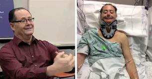 Teacher Who Broke Neck In Front Of Students Becomes An Inspiration With “Miracle” Recovery Teacher Who Broke Neck In Front Of Students Becomes An Inspiration With “Miracle” Recovery