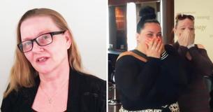 Mãe que nunca tingiu os cabelos passa por transformação tão dramática que as filhas não conseguem reconhecê-la Mãe que nunca tingiu os cabelos passa por transformação tão dramática que as filhas não conseguem reconhecê-la
