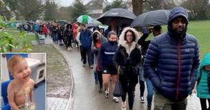 5,000 People Stand In Rain For Hours To See If They're Stem Cells Matches For A 5-Year-Old Battling Cancer 5,000 People Stand In Rain For Hours To See If They're Stem Cells Matches For A 5-Year-Old Battling Cancer