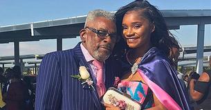 Teens' Grandpa Stands In For Prom Photos Teens' Grandpa Stands In For Prom Photos