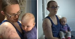 Selfless Mom Shields Her Baby From Attack By Mother Nature With Her Own Body Selfless Mom Shields Her Baby From Attack By Mother Nature With Her Own Body