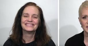 Frau will Mann überraschen und bekommt ein super sexy blondes Makeover, mit dem sie Köpfe verdreht Frau will Mann überraschen und bekommt ein super sexy blondes Makeover, mit dem sie Köpfe verdreht