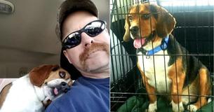 Grateful Shelter Dog Saved From Euthanasia Keeps Snuggling Savior On The Way Home Grateful Shelter Dog Saved From Euthanasia Keeps Snuggling Savior On The Way Home