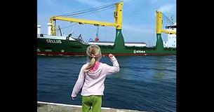 Little Girl Begs A Big Ship To Honk: Instantly Regrets It Little Girl Begs A Big Ship To Honk: Instantly Regrets It