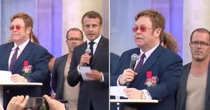 Emmanuel Macron Awards Elton John With The Legion Of Honor Emmanuel Macron Awards Elton John With The Legion Of Honor